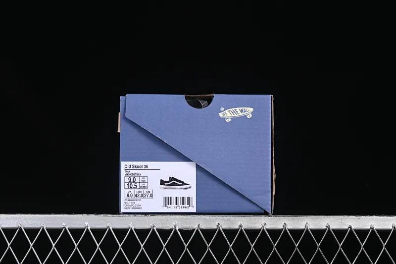 All categories Vans Vans series Vans Low Vans low top Vans Premium Old Skool 36 Vans official high-end full leather retro sneakers VN000D57BLK